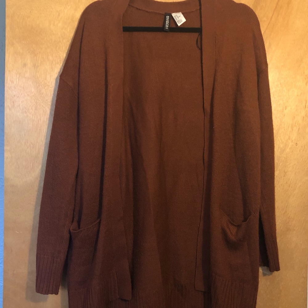 Rusty Orange Cardigan